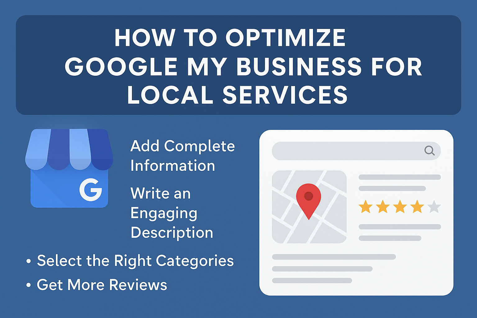 How To Optimize Google My Business For Local Services
